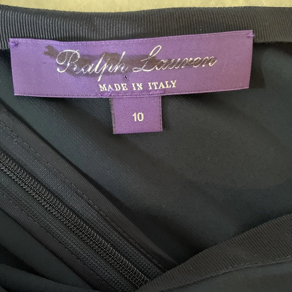 Ralph Lauren Collection Jinett Jersey Halter Day Dress Size 10 US - Picture 10 of 12